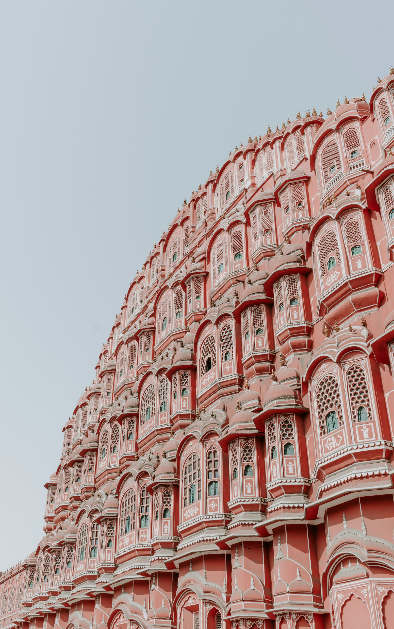 Intricate Indian heritage architecture on a spiritual journey through India